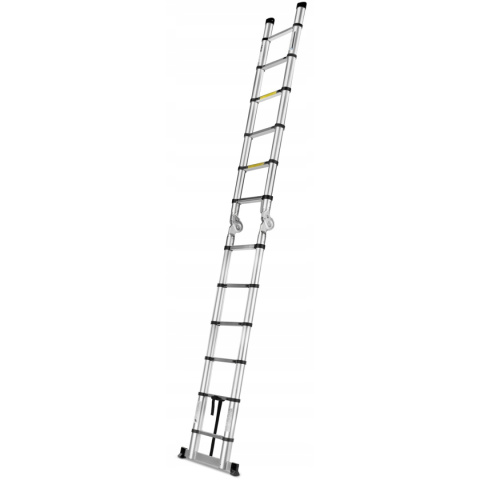 DRABINA TELESKOPOWA ALUMINIOWA 3,2m (1,6m + 1,6m) PRZEGUBOWA DRABINA TELESKOPOWA ALUMINIOWA 3,2m (1,6m + 1,6m) PRZEGUBOWA