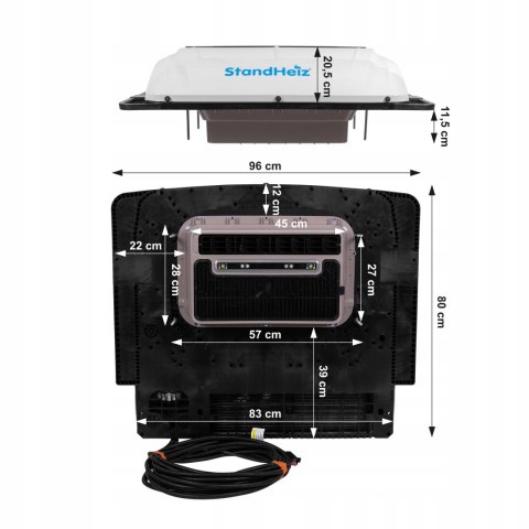 KLIMATYZACJA POSTOJOWA STANDHEIZ 24V