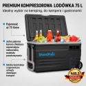 LODÓWKA TURYSTYCZNA KOMPRESOROWA 75L STANDHEIZ