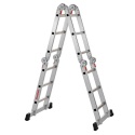 DRABINA PRZEGUBOWA 4x3 ALUMINIOWA SKŁADANA 150KG PODEST 12 STOPNI STANDHEIZ