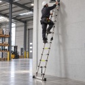 DRABINA TELESKOPOWA PRZEGUBOWA 3,8M SKŁADANA WIELOFUNKCYJNA MOCNA 150KG