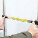 DRABINA TELESKOPOWA ALUMINIOWA 2,6m (1,3m + 1,3m) PRZEGUBOWA
