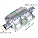 TŁUMIK NAGRZEWNICY OGRZEWANIA POSTOJOWEGO 24MM DO WEBASTO PLANAR StandHeiz