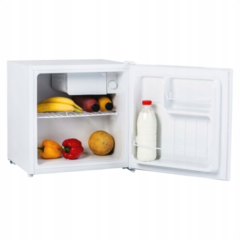 LODÓWKA KOMPRESOROWA 46L 230V HOTELOWA CHŁODZIARKA BIUROWA MAŁA BIAŁA MINI