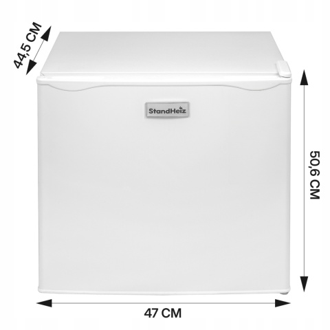 LODÓWKA KOMPRESOROWA 46L 230V HOTELOWA CHŁODZIARKA BIUROWA MAŁA BIAŁA MINI