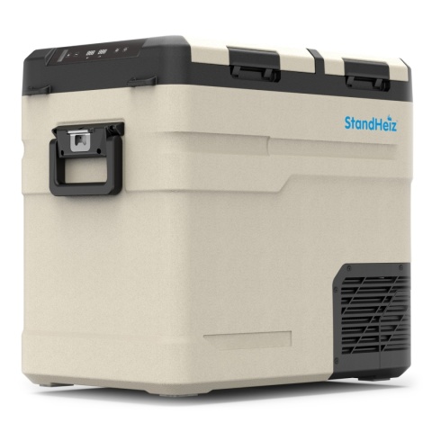 LODÓWKA PRZENOŚNA 55L KOMPRESOROWA ZAMRAŻARKA 12V 24V 230V 60W DO KAMPERA