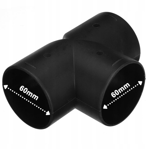 Trójnik T 60mm do ogrzewania postojowego, regulowany Eberspacher, Webasto Trójnik T 60mm do ogrzewania postojowego, regulowany Eberspacher, Webasto