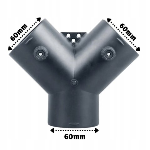 Trójnik Y 60mm do ogrzewania postojowego, regulowany Eberspacher, Webasto Trójnik Y 60mm do ogrzewania postojowego, regulowany Eberspacher, Webasto