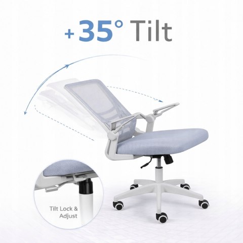 KRZESŁO BIUROWE REGULOWANE OBROTOWE MŁODZIEŻOWE FOTEL BIUROWY DO POKOJU