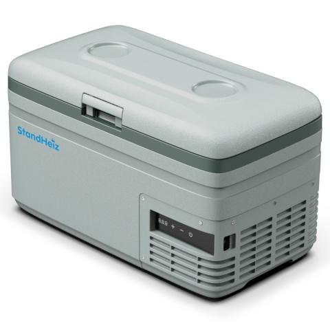 LODÓWKA PRZENOŚNA 15L MINI DO KAMPERA TURYSTYCZNA ZAMRAŻARKA 12V 24V 230V