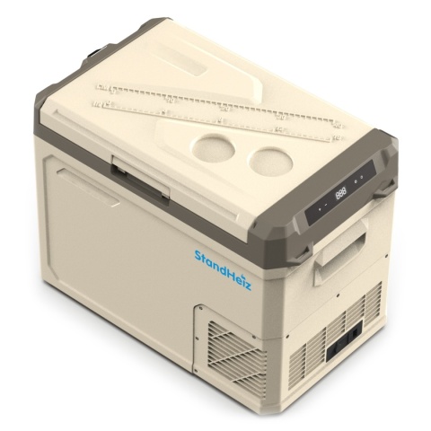 LODÓWKA TURYSTYCZNA 40L ZAMRAŻARKA PRZENOŚNA DO KAMPERA 12V 24V 230V 60W